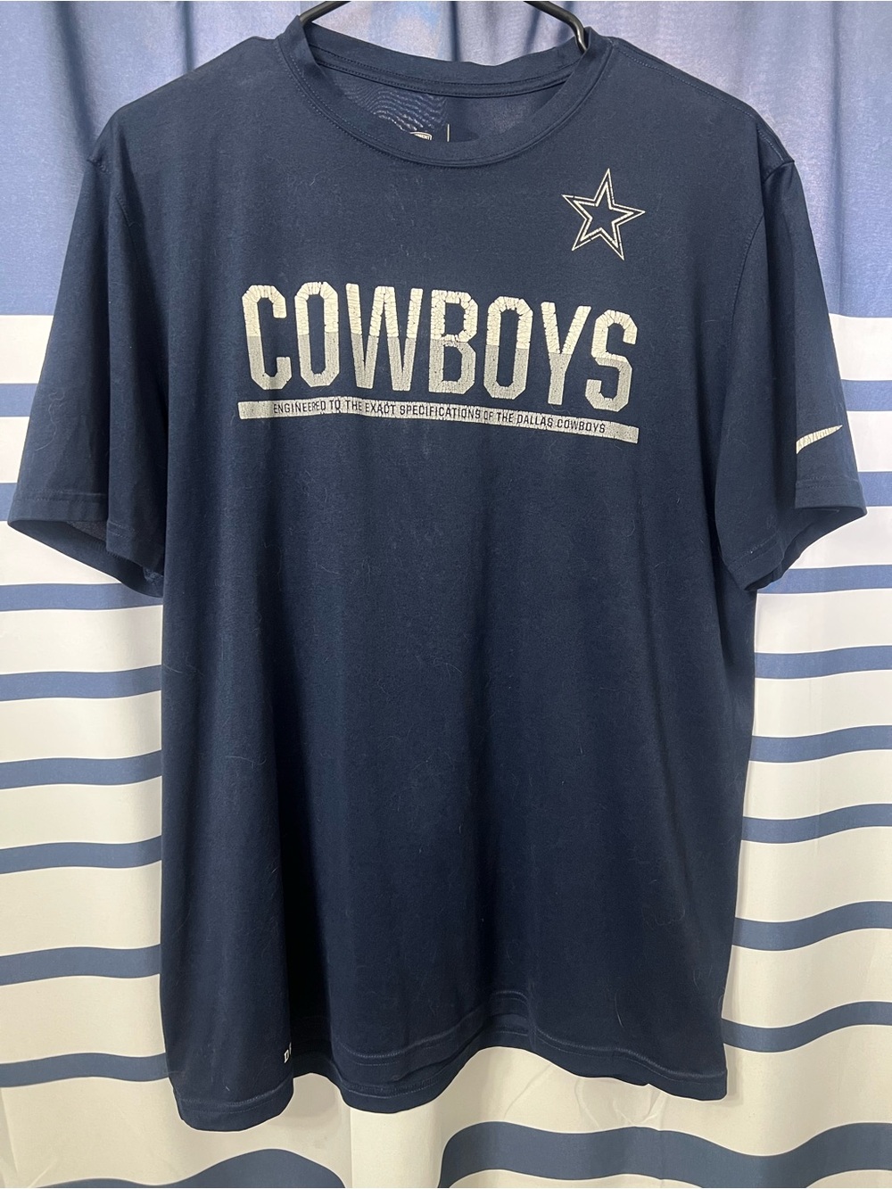 Nike Navy Dallas Cowboys Graphic Tee